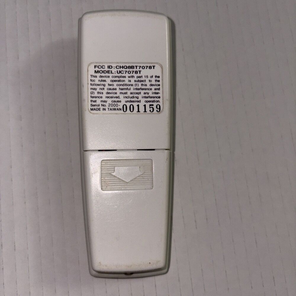 Hampton Bay Authentic Ceiling Fan Remote Control - UC7078T w/ Reverse Button - Picture 3 of 4